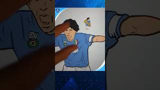 Fantastico fumetto che ritrae i passaggi più importanti della carriera di Diego Armando Maradona [upl. by Nohtiek]