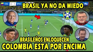 PRENSA BRASILEÑA¡¡ COLOMBIA GOLEA E INVICTA Y BRASIL NO TIENE NIVEL [upl. by Sitruc197]