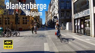 Blankenberge Belgium 4KHDR Walking Tour  2021  Tourister Tours [upl. by Chipman]