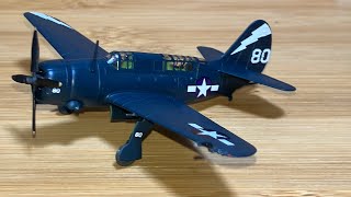 Ftoys SB2C4 Helldiver US NAVY VB85 USS ShangriLa エフトイズ ヘルダイバー 空母シャングリラ 米海軍 第85爆撃飛行隊 1144 [upl. by Justis683]