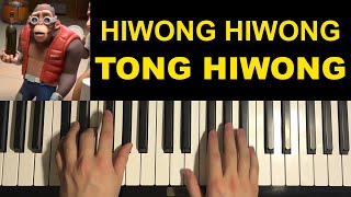 Hiwong Hiwong Tong Hiwong Meme Song Piano Tutorial Lesson [upl. by Sibley]