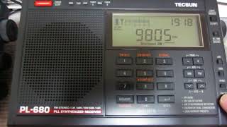 PL660 vs PL680 with KBS World Radio on 9805kHz05192018 [upl. by Finstad]