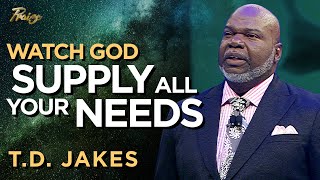 TD Jakes Motivation to Bring Your Needs to God  Praise on TBN [upl. by Erialb6]