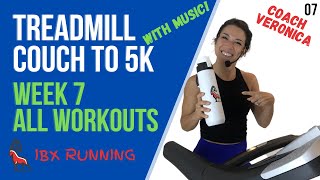 COUCH TO 5K  Week 7  All Workouts  Treadmill Follow Along IBXRunning C25K [upl. by Olimreh942]