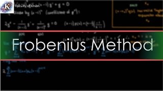 Introduction to the Frobenius Method [upl. by Rigby541]