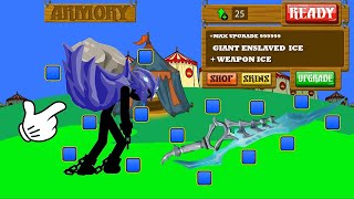 Unlocked All Super Boss Giant ENSLAVED ICE  HACK STICK WAR LEGACY [upl. by Candida171]