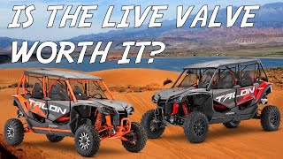 Talon X4 vs Talon X4 Live Valve  Ride and Review [upl. by Mccourt548]