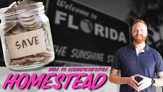 How to File for Floridas Homestead Exemption [upl. by Kelson]