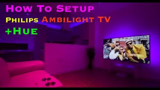 How to setup Philips Hue Lights to your Ambilight TV  Demo  Settings [upl. by Tocci514]