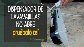 Dispensador de detergente para lavavajillas no abre [upl. by Dlonra732]