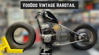 Honda Rebel 250 Bobber Build Part 2  VooDoo Vintage Hardtail Install [upl. by Parris]