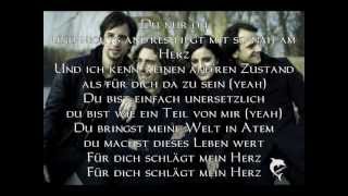 Silbermond Für dich Schlägt mein Herz Lyrics [upl. by Gnilhsa]