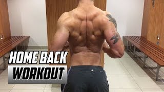 Home Back Workout  No Equipment  Back Exercises at Home Without Weights [upl. by Alliuqal]