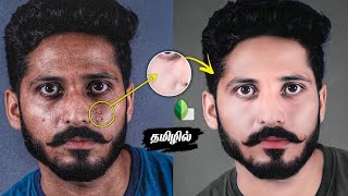 Snapseed smooth face photo editing trick  remove pimples on snapseed  snapseed photo editing tamil [upl. by Anawaj704]