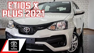 ETIOS 2021  TOYOTA ETIOS X PLUS 2021 15 HATCH 0KM DETALHES DO INTERIOR E EXTERIOR [upl. by Dilaw]