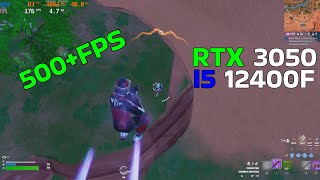 RTX 3050  Intel I5 12400f  Fortnite Solo Arena  Perfomance Mode [upl. by Wojak294]