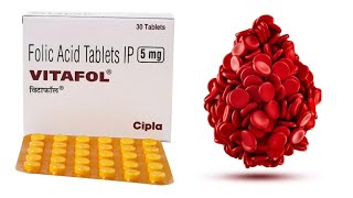 vitafol folic acid tablets ip 5mg hindi  vitafol tablet uses in pregnancy in hindi  vitafol tablet [upl. by Marijane]