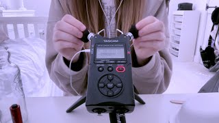 ASMR ♡ fast aggressive amp slow tascam triggers  ✧･ﾟfast paced [upl. by Cameron]