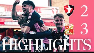 Extended Highlights Cheltenham Town vs Swindon Town [upl. by Atinit]