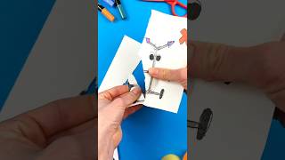 Making Paper Craft Trick with Creature from Banban 🔥papercraft trick tricks trickshots banban [upl. by Amilah]