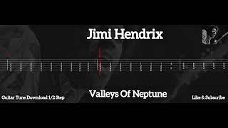 Jimi Hendrix  Valleys Of Neptune  Tab Guitar [upl. by Weinrich]