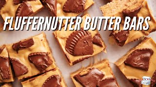 How to Make Fluffernutter Butter Bars  aka the best Rice Krispie Treats recipe that ever existed [upl. by Philender]