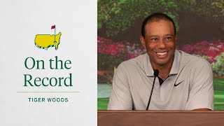 FiveTime Masters Champion Tiger Woods Looks Forward to the Week at Augusta National  The Masters [upl. by Tomasina]