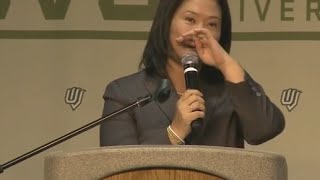 ESPAÑOL  KEIKO FUJIMORI EN LA UTAH VALLEY UNIVERSITY [upl. by Christina]