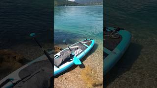 SUP tour across the Attersee lake in Austria 🏄‍♂️❤️‍🩹shorts [upl. by Ecissej]