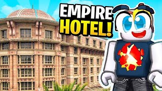 I OPENED A LEVEL 458694420 HOTEL IN ROBLOX  Empire Hotel Tycoon ROBLOX [upl. by Airdnalahs143]