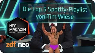 Die Top 5Playlist von Tim Wiese  NEO MAGAZIN mit Jan Böhmermann  ZDFneo [upl. by Lacy]