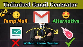 How To Make Unlimited Gmail Account Without Phone Number Temp Mail Alternative Tech Tapestry [upl. by Tteve]