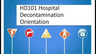 DQE HD101 Hospital Decontamination Orientation [upl. by Ekram]