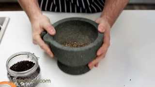 Jamie Olivers team show you how to use a pestle and mortar [upl. by Scandura660]