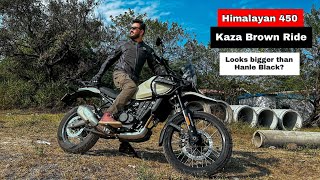 2024 Himalayan 450 Ride Review Kaza Brown Base variant [upl. by Stepha]