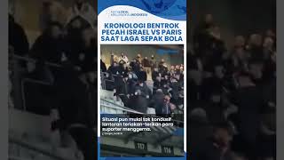 Detik detik Bentrok Suporter Israel vs Paris saat Laga Sepak Bola Lagu Kebangsaan Israel Dicemooh [upl. by Sophy]