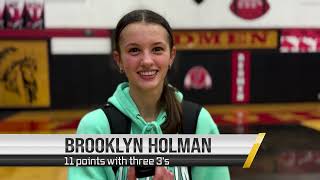 Post Game Interview with Brooklyn Holman [upl. by Htebirol]