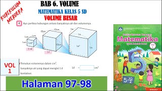 Matematika kelas 5 SD kurikulum merdeka bab 6 hal 9798  volume besar [upl. by Deloria]