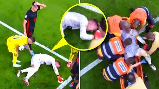 Ter Stegen CRAZY Injury against Villarreal 🤕 [upl. by Mcdonald]