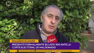 Eduardo Elinger candidato a diputado por el Partido Colorado presentó formalmente su Lista 100 [upl. by Katy]