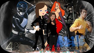 Team Battle  Jessica Black Siren  Ranger Vanessa Blade amp Bruce  Ultra Hard UHD 4K 60 FPS [upl. by Eeram]