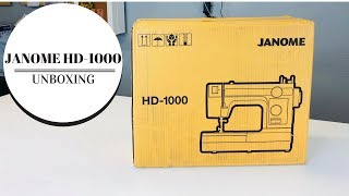 Unboxing the JANOME HD 1000  My First Janome [upl. by Alvin]