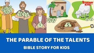 The Parable of the Talents  Bible story for kids [upl. by Boelter482]