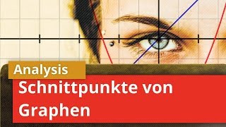 Schnittpunkte zweier Graphen berechnen  Kurvendiskussion [upl. by Neddra]