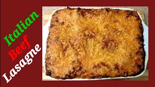 Italianbeef lasagne  Delicious beef lasagne recipe  Haruns Cooking Show [upl. by Gnouc]