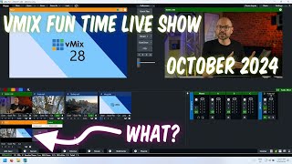 vMix Fun Time Live Show  October 2024  Features new features and Tim from NYC [upl. by Lizbeth]