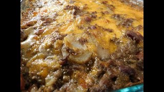 Southern Hamburger and Potato Casserole easy recipe [upl. by Einuj]