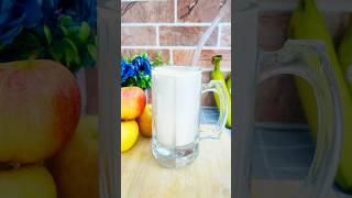 Healthy oats smoothie😍🍎🍌 viralvideo youtubeshorts shortsfeed shorts smoothie [upl. by Avad]