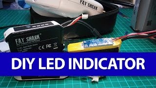 DIY LED Fatshark Battery Capacity Board  Make Your Own FPV Batteries Hack [upl. by Graniah]