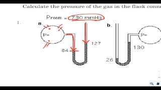 Manometer Example Problems [upl. by Enelam]